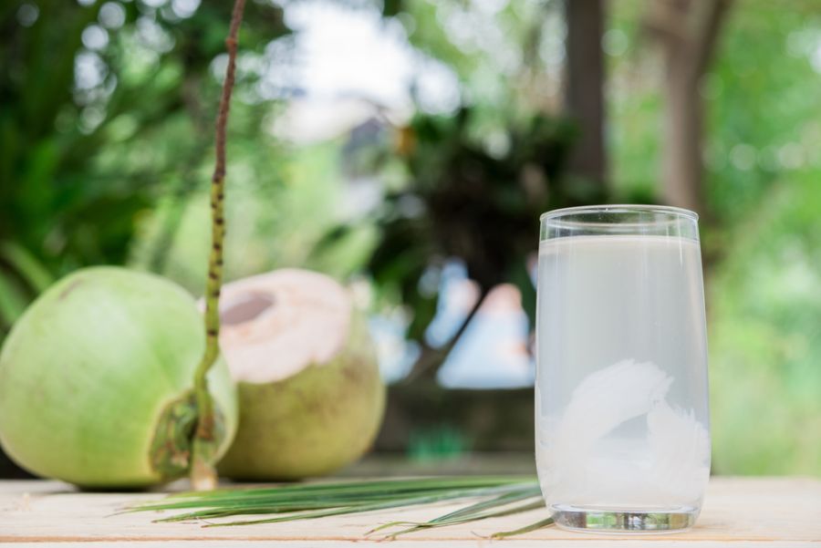 Kokoswater is isotoon: ideaal als sportdrank.
